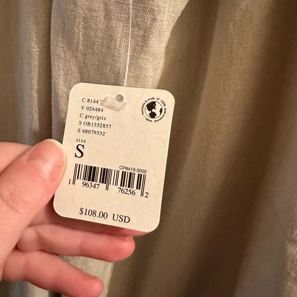 NWT Free People Size S- Francesca midi dress in ivory - Picture 10 of 11